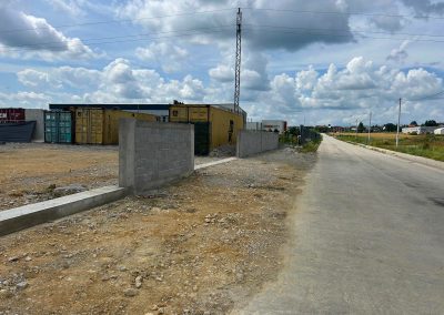 IZRADA DVORIŠNE OGRADE, ZIDANJE I ŠALANJE